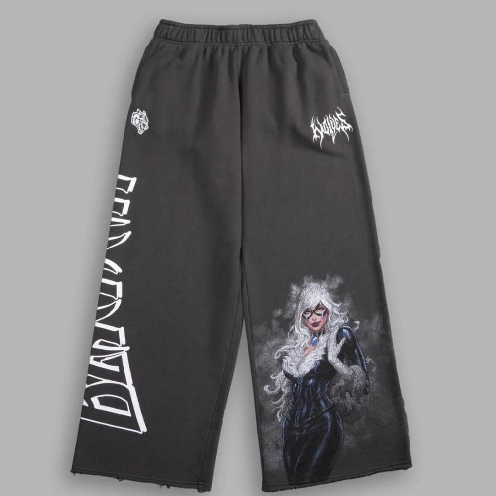 Darc Sport Marvel  Catwoman Straight Leg Sweats Size M SUPER RARE